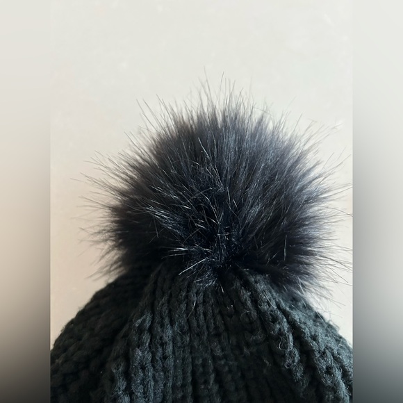 LIKE NEW - 2 Winter Beanie Bundle — Kyi Kyi Burgundy + RW&CO Black - $135 Value - Picture 2 of 5